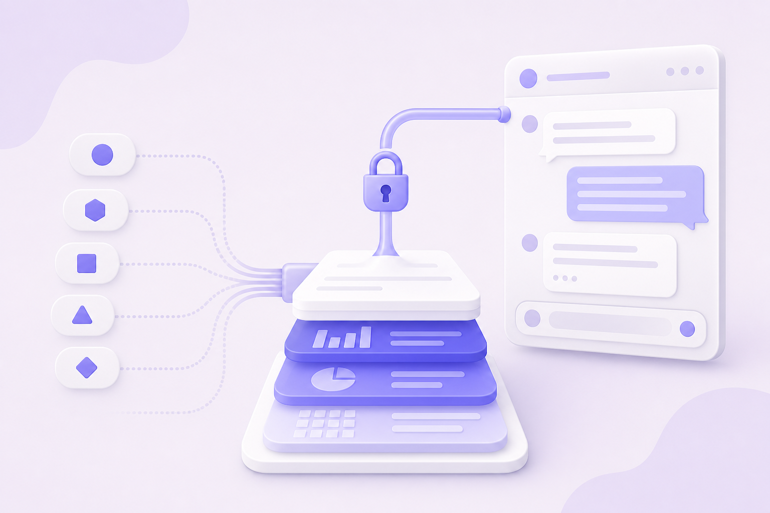 Secure MCP bridge from a reconciled ecommerce ledger to a generic AI assistant