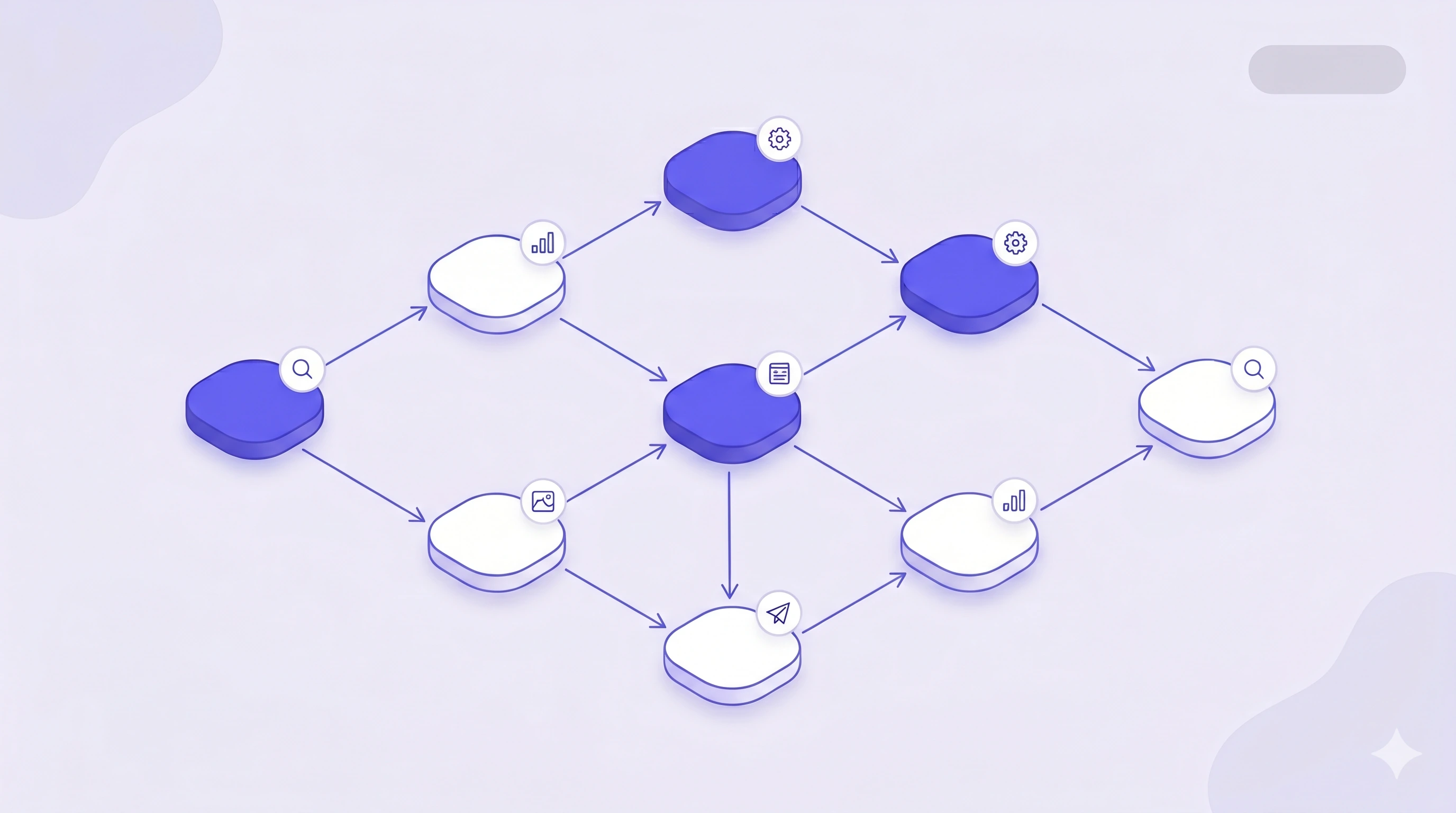 Network of agents handing off work